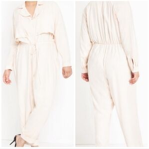 Elegant Cream Jumpsuit
